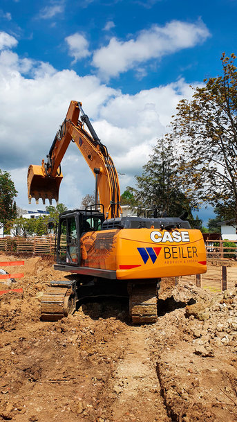 CASE CX Raupenbagger bei der Beiler GMBH 